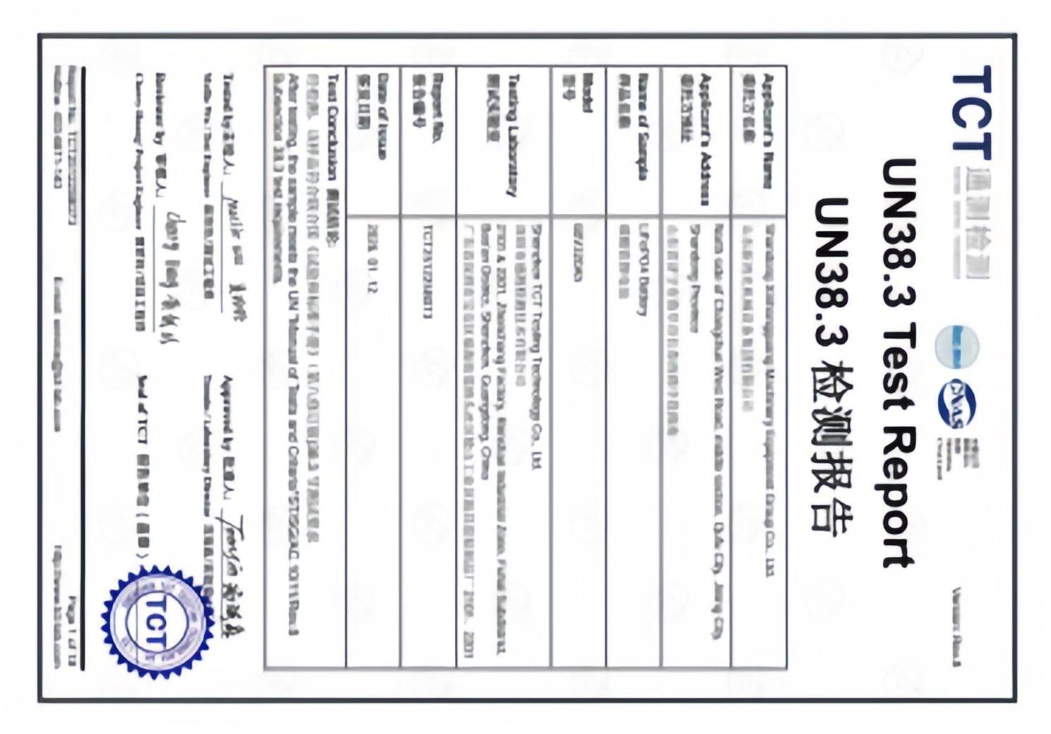 Lithium Iron Phosphate Battery Monitoring Report