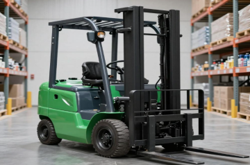 When Driving a Forklift Up an Incline: Load Facing Uphill, Always